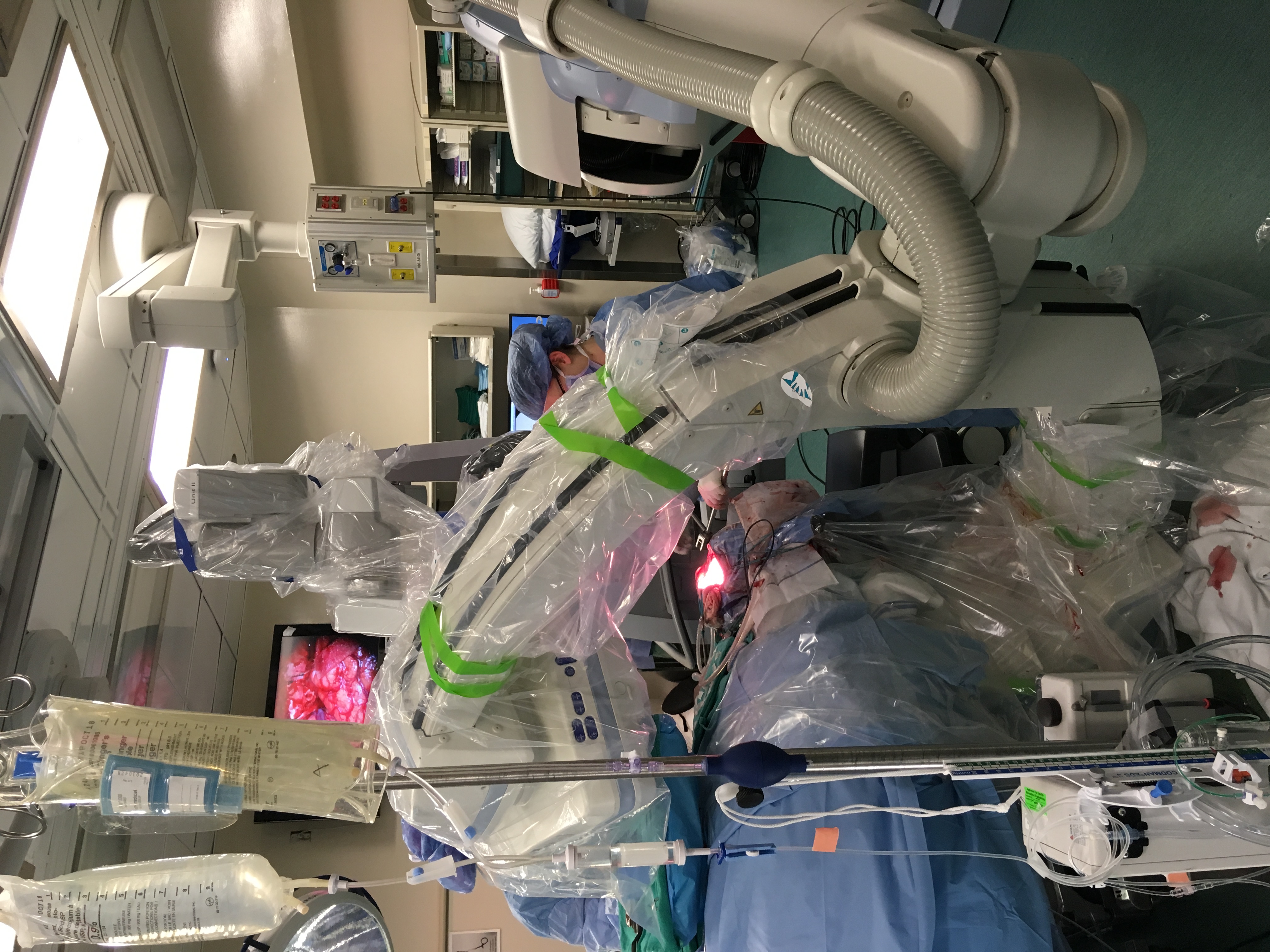 bright operating room