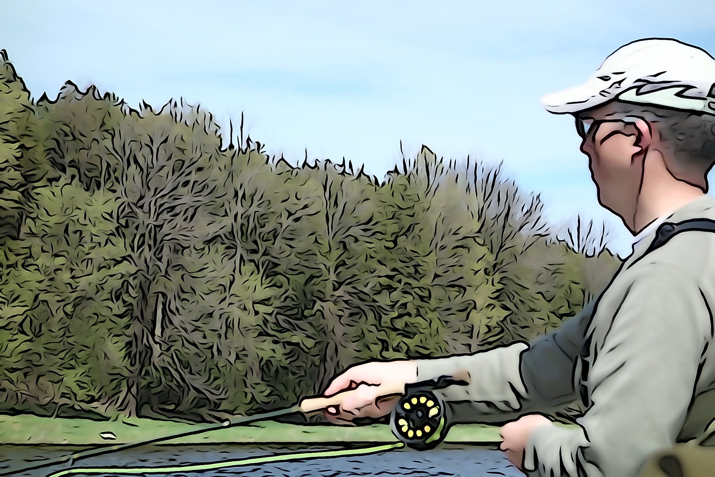 Dr. Stephen Lownie fishing